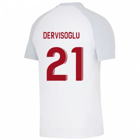 Kandiny Niño Camiseta Halil Dervişoğlu #21 Blanco 2ª Equipación 2023/24 La Camisa Chile