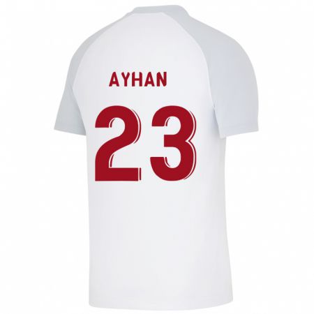 Kandiny Niño Camiseta Kaan Ayhan #23 Blanco 2ª Equipación 2023/24 La Camisa Chile