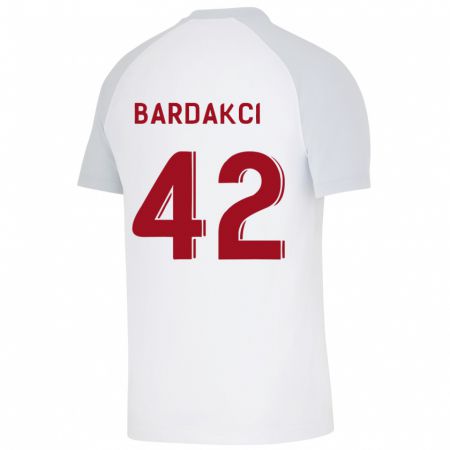 Kandiny Niño Camiseta Abdülkerim Bardakcı #42 Blanco 2ª Equipación 2023/24 La Camisa Chile