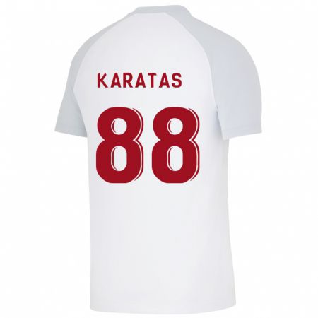 Kandiny Niño Camiseta Kazımcan Karataş #88 Blanco 2ª Equipación 2023/24 La Camisa Chile
