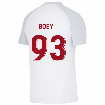 Kandiny Niño Camiseta Sacha Boey #93 Blanco 2ª Equipación 2023/24 La Camisa Chile