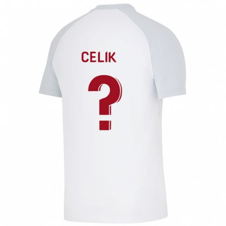 Kandiny Niño Camiseta Berke Celik #0 Blanco 2ª Equipación 2023/24 La Camisa Chile