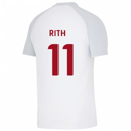 Kandiny Niño Camiseta Monique Rith #11 Blanco 2ª Equipación 2023/24 La Camisa Chile