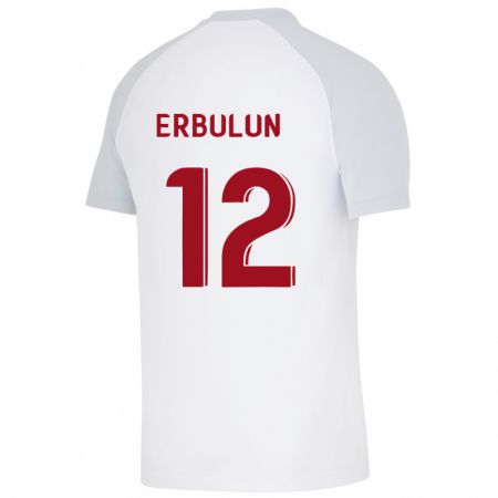 Kandiny Niño Camiseta Helin Erbulun #12 Blanco 2ª Equipación 2023/24 La Camisa Chile