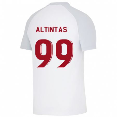 Kandiny Niño Camiseta Benan Altıntaş #99 Blanco 2ª Equipación 2023/24 La Camisa Chile