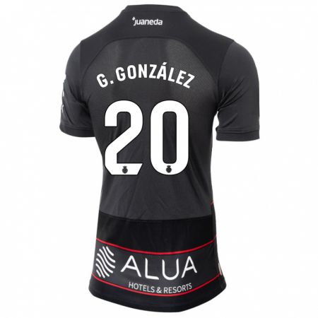 Kandiny Niño Camiseta Giovanni González #20 Negro 2ª Equipación 2023/24 La Camisa Chile