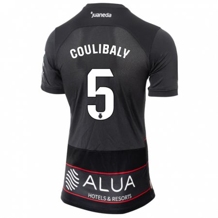 Kandiny Niño Camiseta Habib Anas Coulibaly #5 Negro 2ª Equipación 2023/24 La Camisa Chile