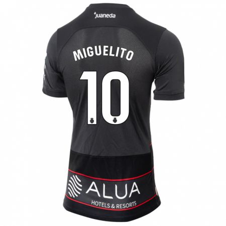 Kandiny Niño Camiseta Miguelito #10 Negro 2ª Equipación 2023/24 La Camisa Chile