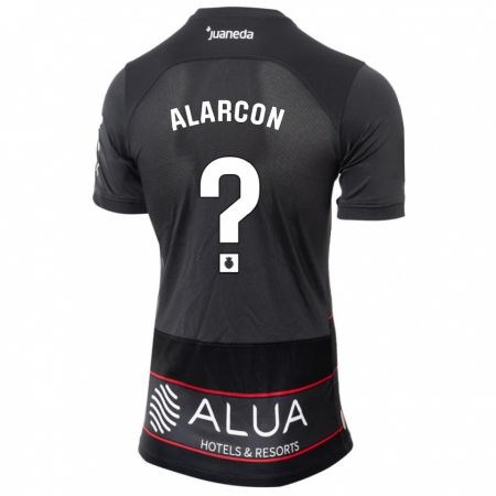 Kandiny Niño Camiseta Raúl Alarcón #0 Negro 2ª Equipación 2023/24 La Camisa Chile
