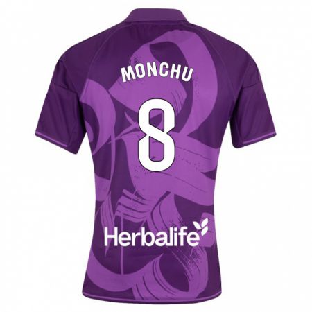 Kandiny Niño Camiseta Monchu #8 Violeta 2ª Equipación 2023/24 La Camisa Chile