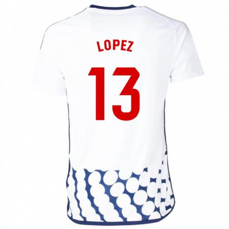 Kandiny Niño Camiseta Luis López #13 Blanco 2ª Equipación 2023/24 La Camisa Chile