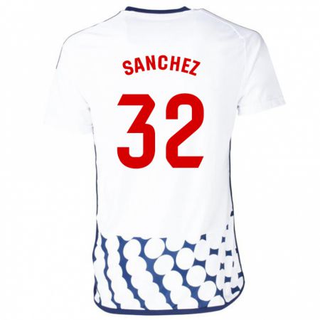 Kandiny Niño Camiseta Rubén Sánchez #32 Blanco 2ª Equipación 2023/24 La Camisa Chile
