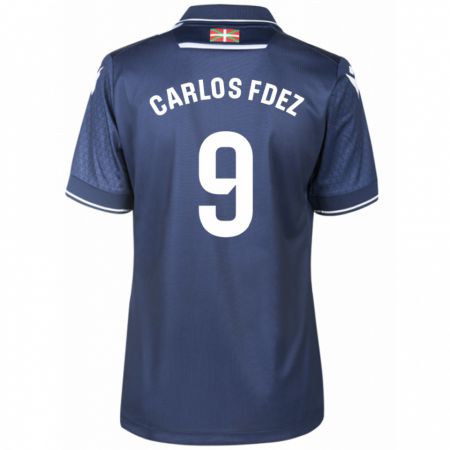 Kandiny Niño Camiseta Carlos Fernández #9 Armada 2ª Equipación 2023/24 La Camisa Chile