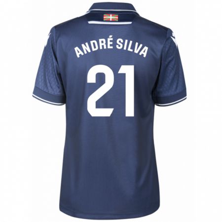 Kandiny Niño Camiseta André Silva #21 Armada 2ª Equipación 2023/24 La Camisa Chile