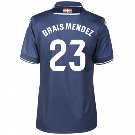 Kandiny Niño Camiseta Brais Méndez #23 Armada 2ª Equipación 2023/24 La Camisa Chile