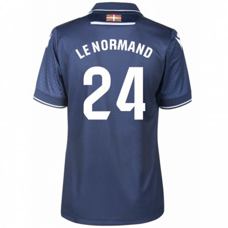 Kandiny Niño Camiseta Robin Le Normand #24 Armada 2ª Equipación 2023/24 La Camisa Chile