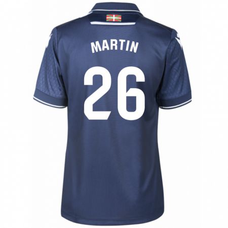 Kandiny Niño Camiseta Jon Martín #26 Armada 2ª Equipación 2023/24 La Camisa Chile