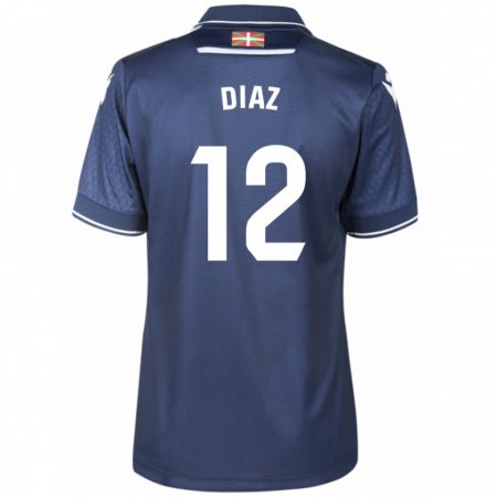 Kandiny Niño Camiseta Ekain Díaz #12 Armada 2ª Equipación 2023/24 La Camisa Chile