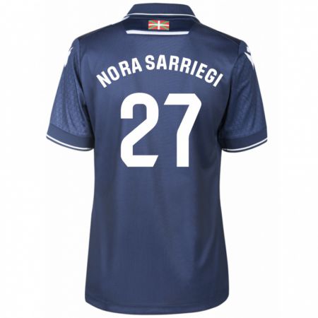 Kandiny Niño Camiseta Nora Sarriegi Galdos #27 Armada 2ª Equipación 2023/24 La Camisa Chile