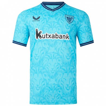 Kandiny Niño Camiseta Iñigo Lekue #15 Cielo Azul 2ª Equipación 2023/24 La Camisa Chile