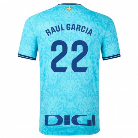 Kandiny Niño Camiseta Raúl García #22 Cielo Azul 2ª Equipación 2023/24 La Camisa Chile