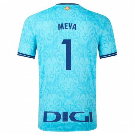 Kandiny Niño Camiseta Aina Meya Bellot #1 Cielo Azul 2ª Equipación 2023/24 La Camisa Chile