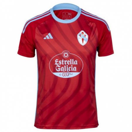 Kandiny Niño Camiseta Manu Sánchez #23 Rojo 2ª Equipación 2023/24 La Camisa Chile