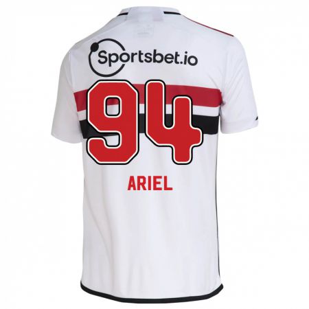 Kandiny Hombre Camiseta Ariel #94 Blanco 1ª Equipación 2023/24 La Camisa Chile