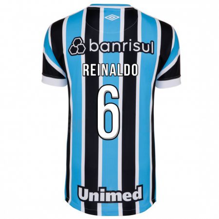 Kandiny Hombre Camiseta Reinaldo #6 Azul 1ª Equipación 2023/24 La Camisa Chile