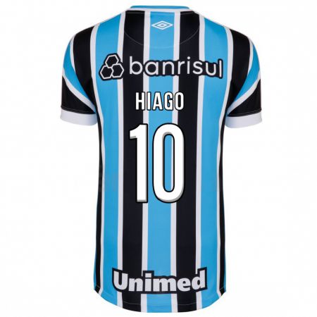 Kandiny Hombre Camiseta Hiago #10 Azul 1ª Equipación 2023/24 La Camisa Chile