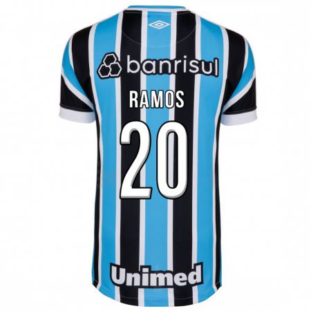 Kandiny Hombre Camiseta Mónica Ramos #20 Azul 1ª Equipación 2023/24 La Camisa Chile