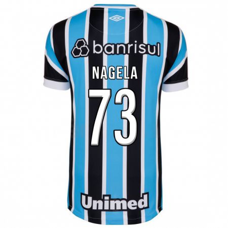 Kandiny Hombre Camiseta Nágela #73 Azul 1ª Equipación 2023/24 La Camisa Chile