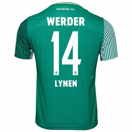 Kandiny Hombre Camiseta Senne Lynen #14 Verde 1ª Equipación 2023/24 La Camisa Chile