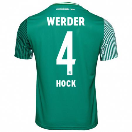 Kandiny Hombre Camiseta Alexander Höck #4 Verde 1ª Equipación 2023/24 La Camisa Chile