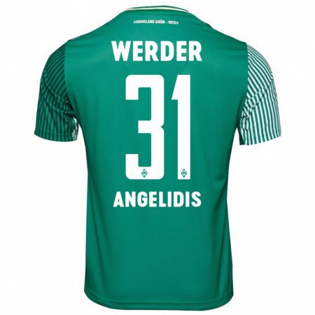 Kandiny Hombre Camiseta Spyros Angelidis #31 Verde 1ª Equipación 2023/24 La Camisa Chile