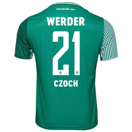 Kandiny Hombre Camiseta Mike Czoch #21 Verde 1ª Equipación 2023/24 La Camisa Chile