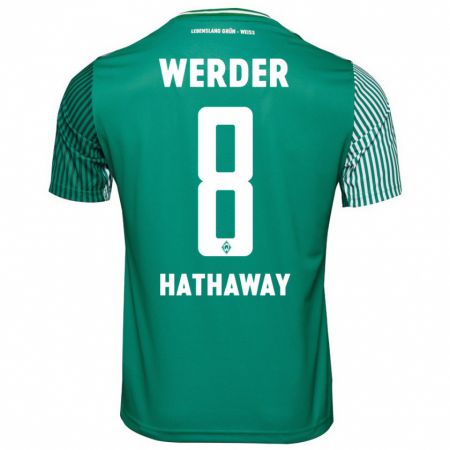 Kandiny Hombre Camiseta Max Hathaway #8 Verde 1ª Equipación 2023/24 La Camisa Chile