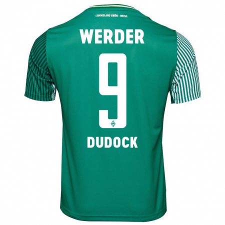 Kandiny Hombre Camiseta Joshua Dudock #9 Verde 1ª Equipación 2023/24 La Camisa Chile