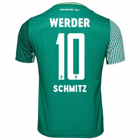 Kandiny Hombre Camiseta Maximilian Schmitz #10 Verde 1ª Equipación 2023/24 La Camisa Chile