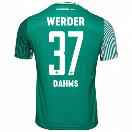 Kandiny Hombre Camiseta Lena Dahms #37 Verde 1ª Equipación 2023/24 La Camisa Chile