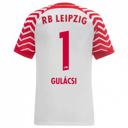 Kandiny Hombre Camiseta Péter Gulácsi #1 Blanco 1ª Equipación 2023/24 La Camisa Chile
