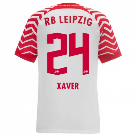 Kandiny Hombre Camiseta Xaver Schlager #24 Blanco 1ª Equipación 2023/24 La Camisa Chile