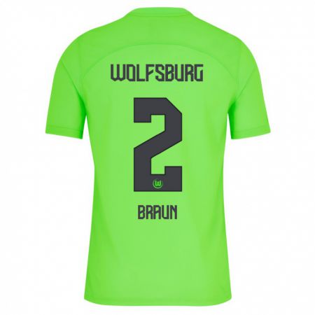 Kandiny Hombre Camiseta Manuel Braun #2 Verde 1ª Equipación 2023/24 La Camisa Chile