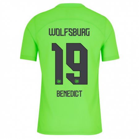 Kandiny Hombre Camiseta Trevor Benedict #19 Verde 1ª Equipación 2023/24 La Camisa Chile