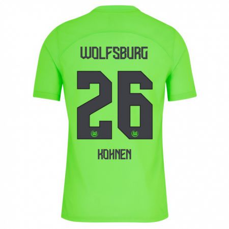 Kandiny Hombre Camiseta Ben Kohnen #26 Verde 1ª Equipación 2023/24 La Camisa Chile