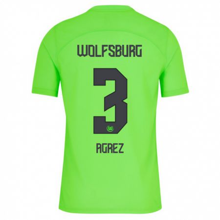 Kandiny Hombre Camiseta Sara Agrež #3 Verde 1ª Equipación 2023/24 La Camisa Chile