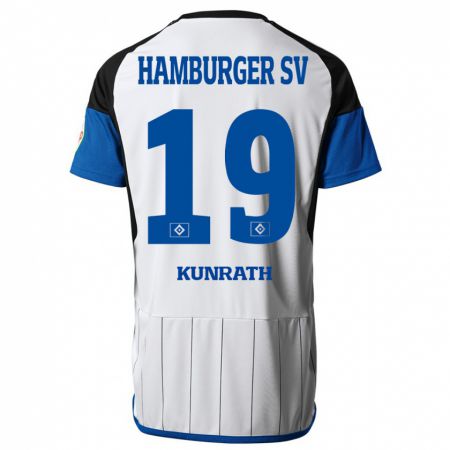 Kandiny Hombre Camiseta Lina Kunrath #19 Blanco 1ª Equipación 2023/24 La Camisa Chile