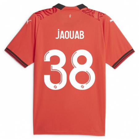 Kandiny Hombre Camiseta Mohamed Jaouab #38 Rojo 1ª Equipación 2023/24 La Camisa Chile