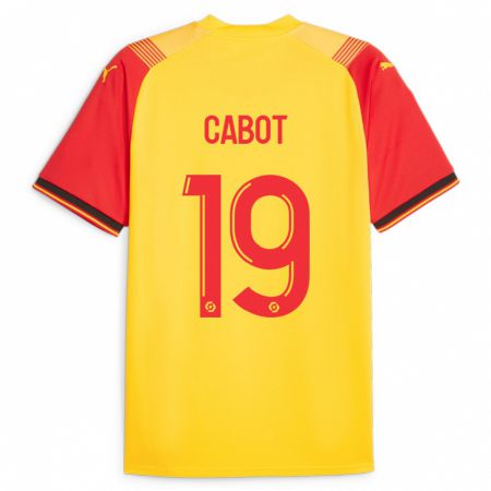 Kandiny Hombre Camiseta Jimmy Cabot #19 Amarillo 1ª Equipación 2023/24 La Camisa Chile