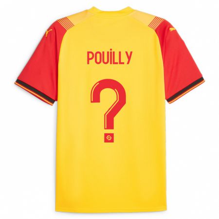 Kandiny Hombre Camiseta Tom Pouilly #0 Amarillo 1ª Equipación 2023/24 La Camisa Chile